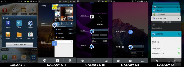 Recent-apps-interface