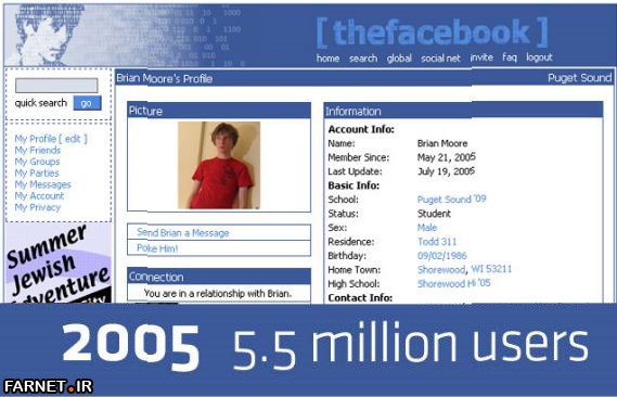 facebook 2005