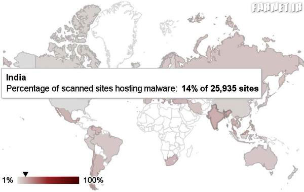Google Malware Distribution Map 01