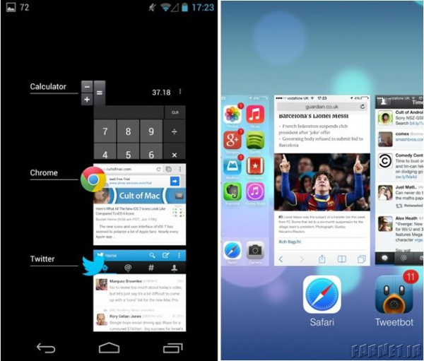 Multitasking-Previews-in-Android-vs-iOS7