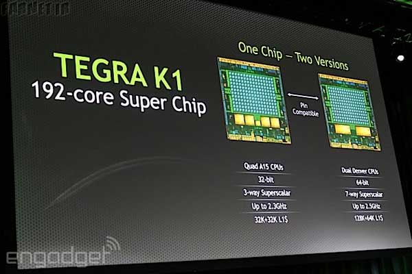 NVIDIAsecond Tegra K1 with 64-bit support