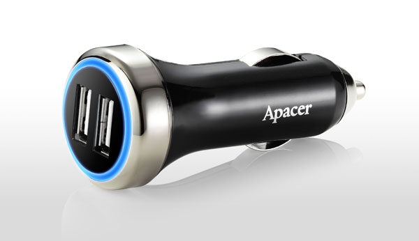 Apacer DualUSB Vehicle Charger C320