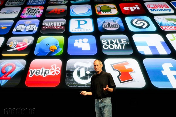 steve jobs describing app store
