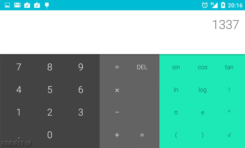 Android-Lollipop-Calculator