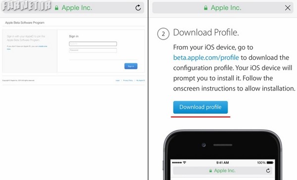 Download iOS 9 Profile