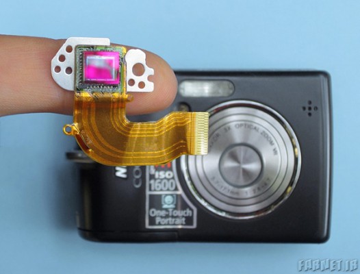 یک حسگر دوربین دیجیتالی