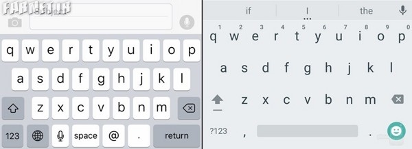 iOS-9-vs-Android-6.0-Marshmallow keyboard