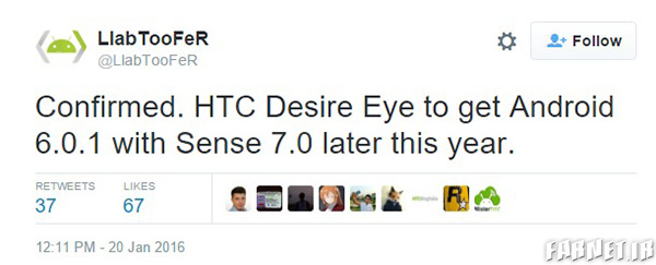 HTC Desire Eye tipped to receive Marshmallow update later this year