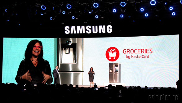 Samsung-smart fridge grossory