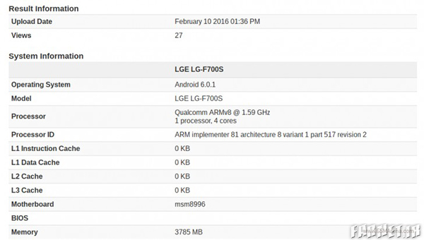 LG G5 visits Geekbench packing Snapdragon 820 and 4GB of RAM