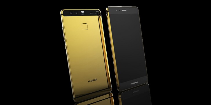 Huawei P9 gets a gold bath from Goldgenie2