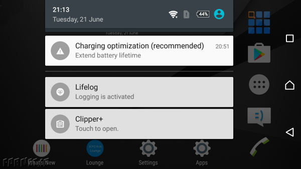 Xperia softcharging