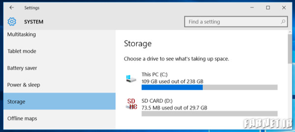Install apps in windows 10 SD Card 2
