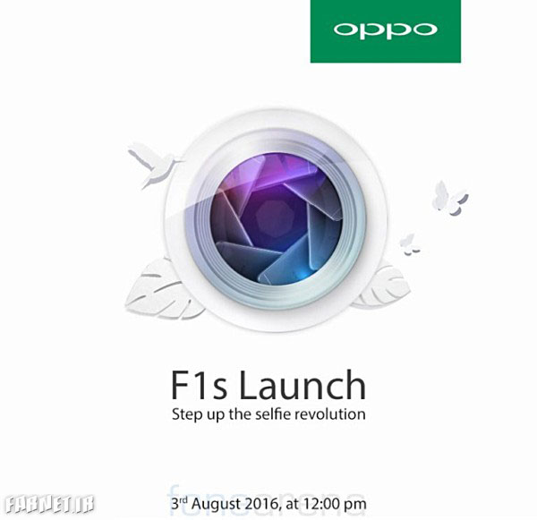 Oppo sends out press invites for F1s' unveiling on August 3