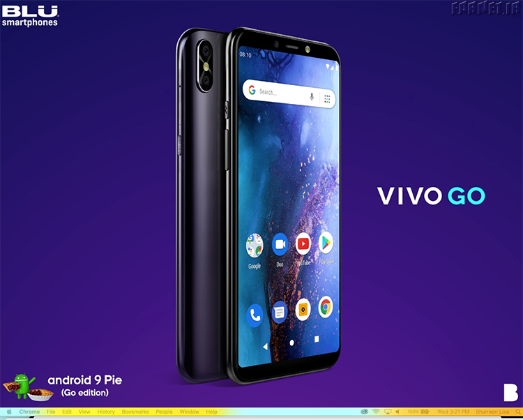 گوشی اقتصادی Blu Vivo Go