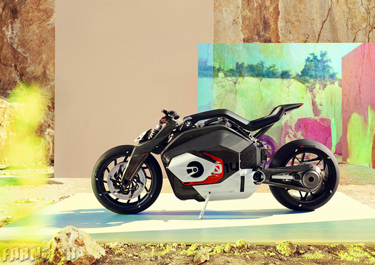 طرح مفهومی موتورسیکلت الکتریکی BMW