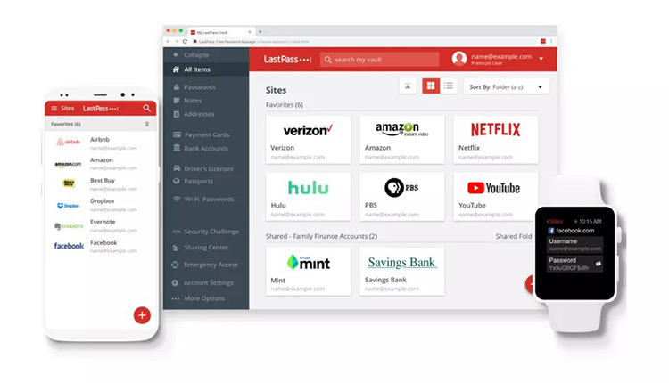 مدیریت پسورد LastPass