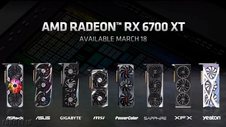 کارت گرافیک Radeon RX 6700 XT