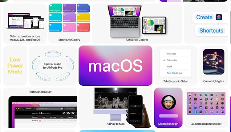 آپدیت MacOS Monterey