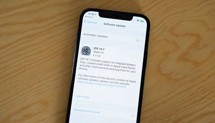 آپدیت iOS 14.7